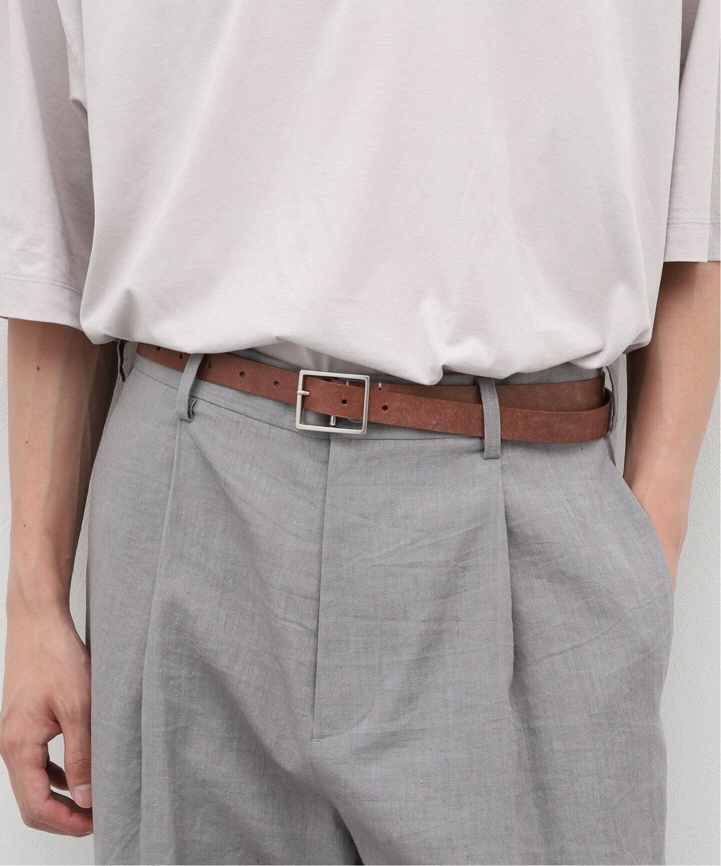 Hender Scheme / エンダースキーマ】square buckle belt（ベルト 