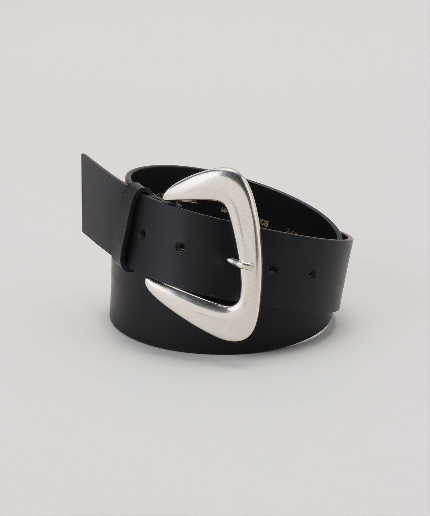 MAISON BOINET/メゾンボアネ】 40mm ベルト (silver buckle)（ベルト 