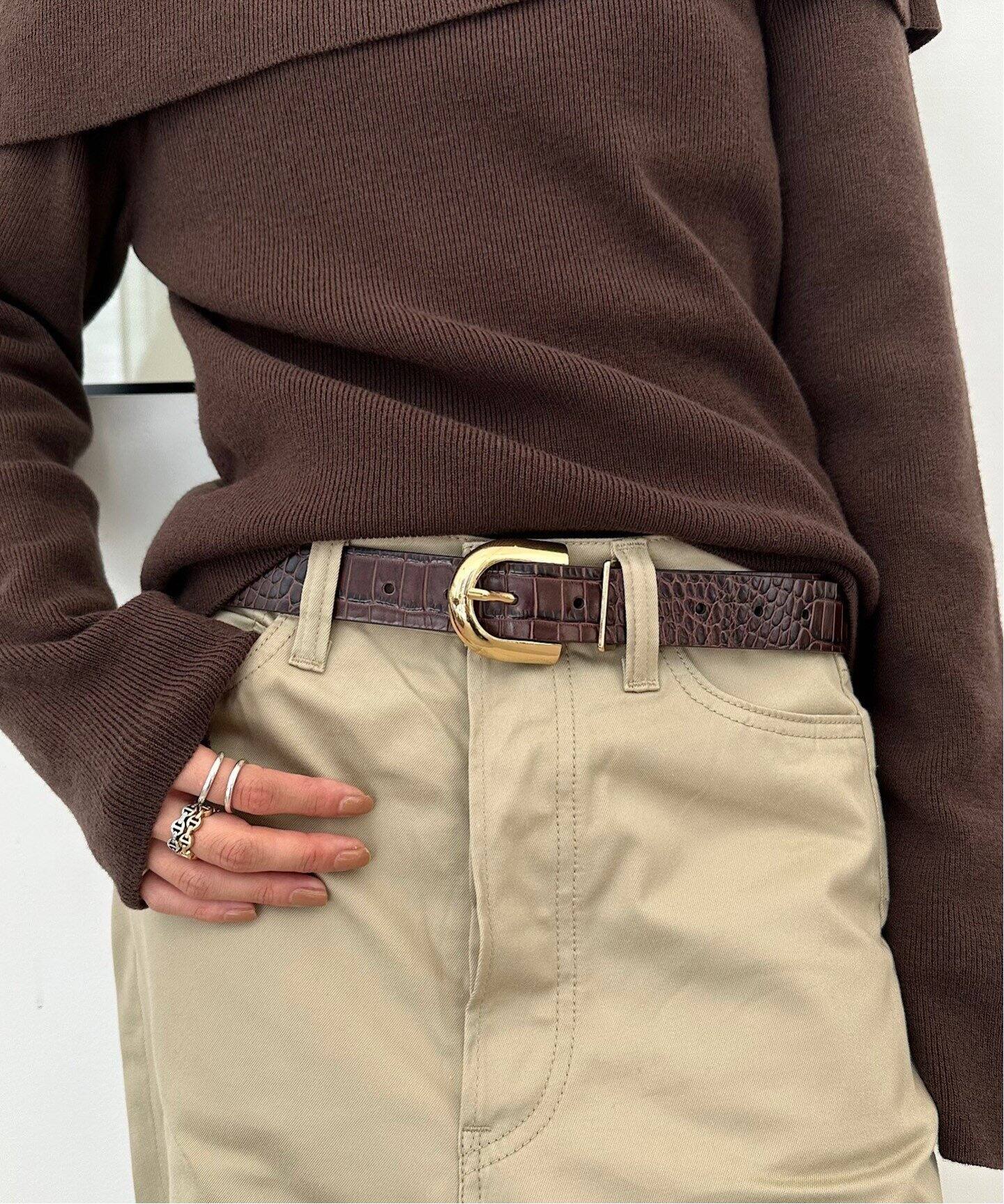 KALLMEYER/カルメイヤー】Wide Leather Belt（ベルト）｜L