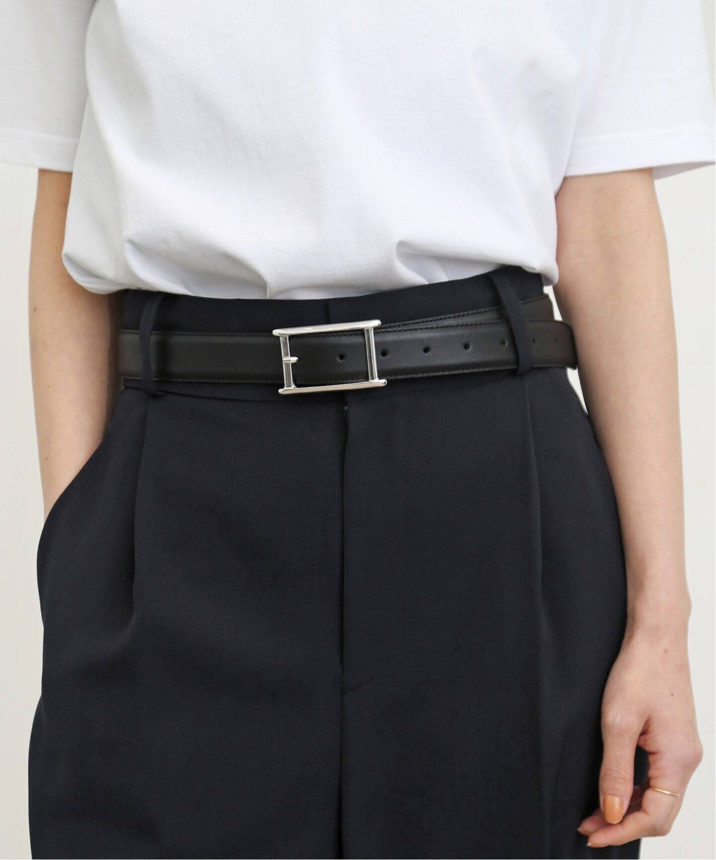 ATELIER AMBOISE/アトリエ アンボワーズ】H Buckle Belt（ベルト）｜L  