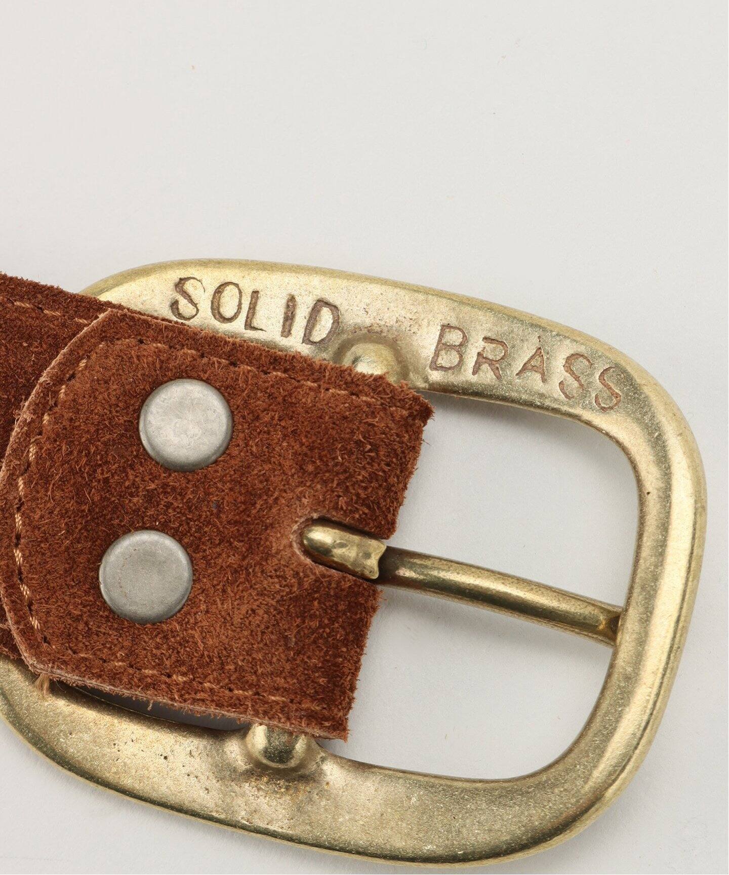 MADISONBLUE/マディソンブルー】ROUND BUCKLE BELT（ベルト）｜L 