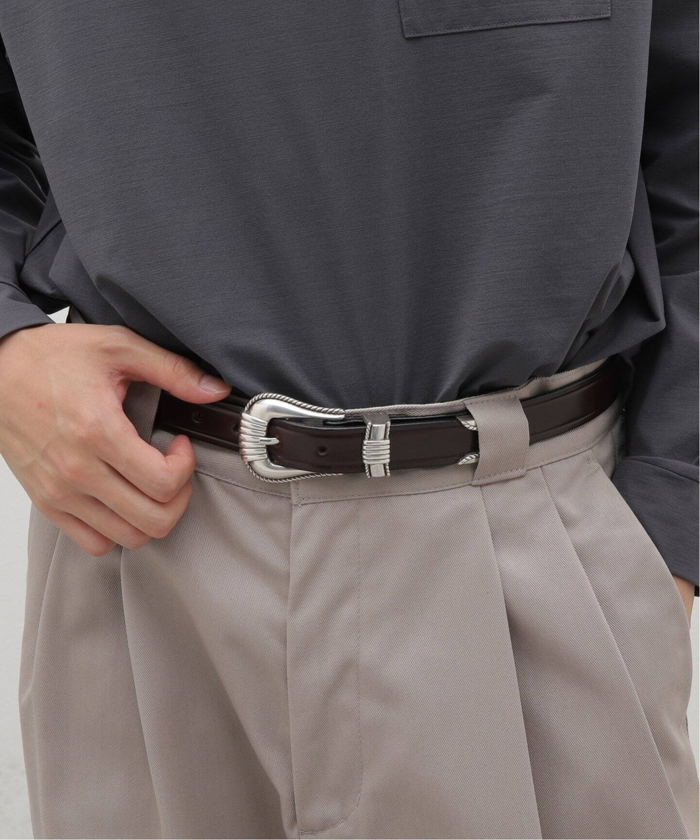 TORY LEATHER / トリーレザー 3-Piece Silver B BELT（ベルト 