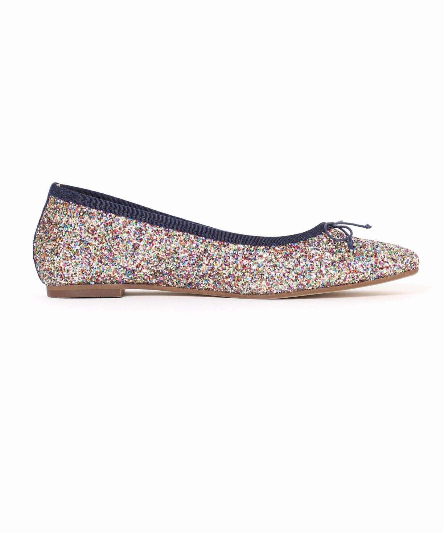 ルタロンLE TALON フレンチスクエアバレエ24㎝ネイビーグリッター 