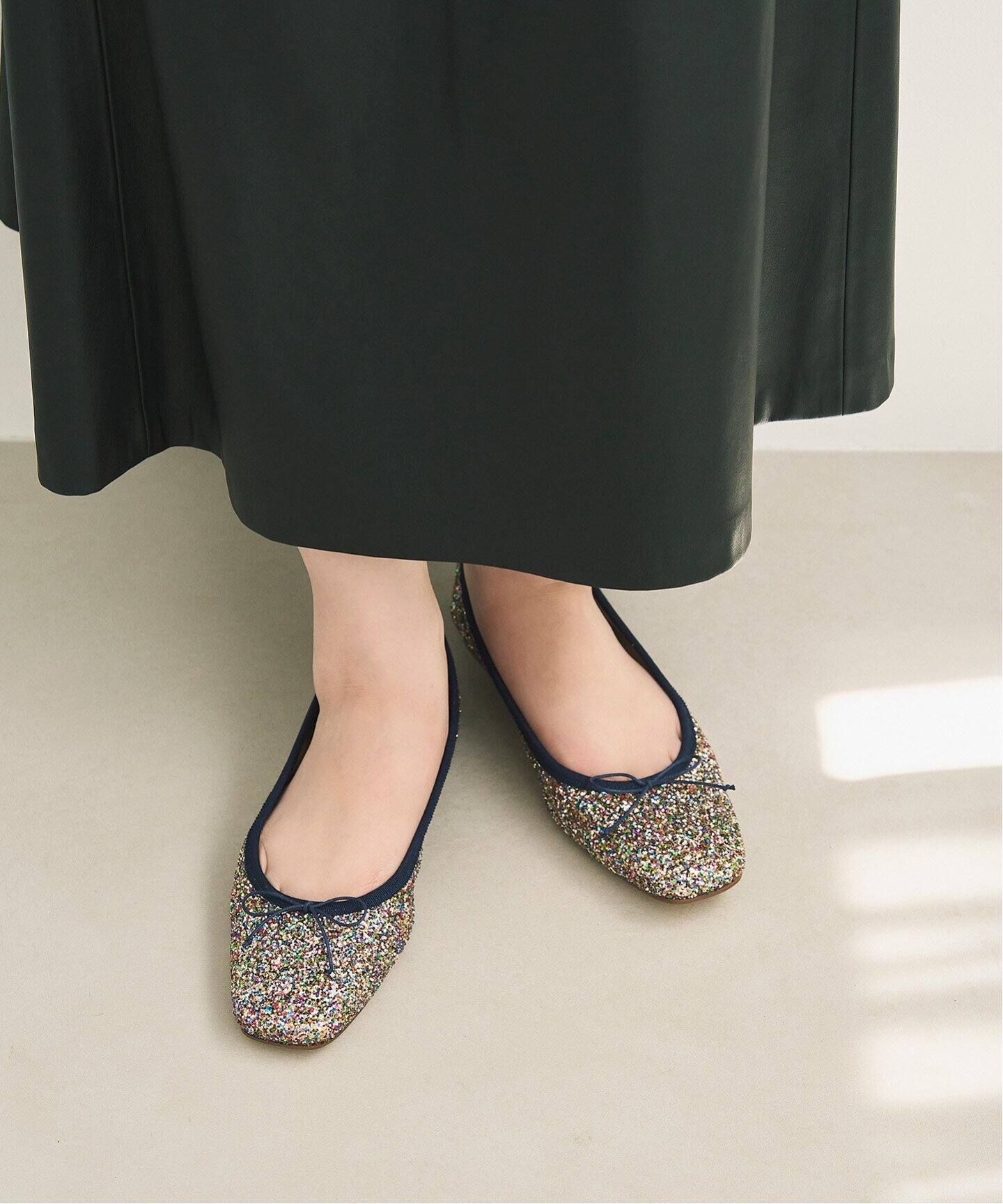 スクエアグリッターバレエ（バレエシューズ）｜LE TALON（ル タロン  