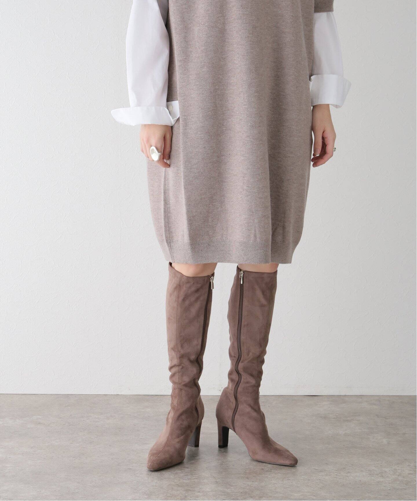 大人気☆ STUART WEITZMAN いよ LOWLAND スエード ロングブーツ