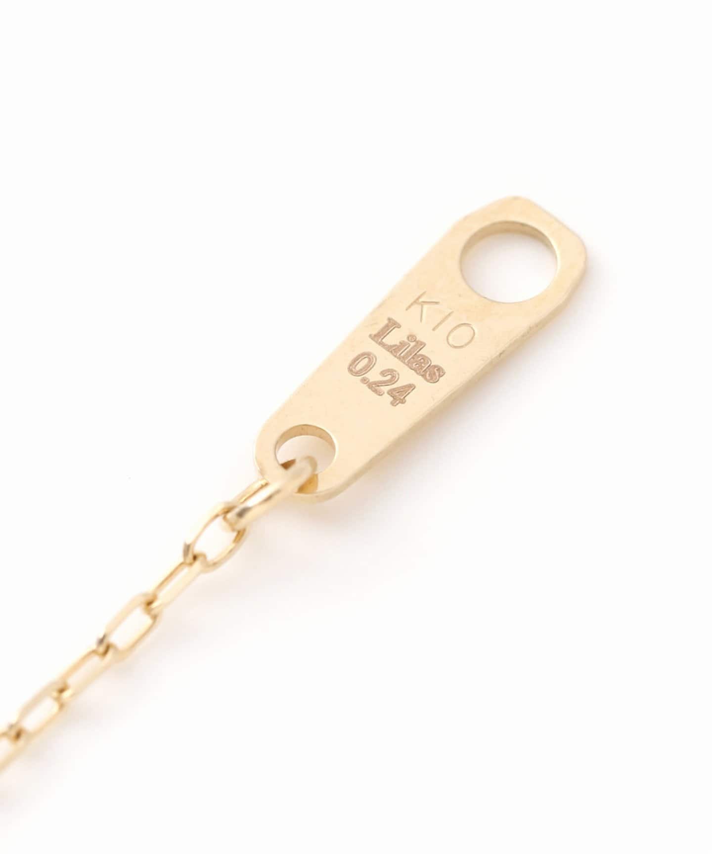 ミックスダイヤモチーフネックレス K10（ネックレス）｜Lilas