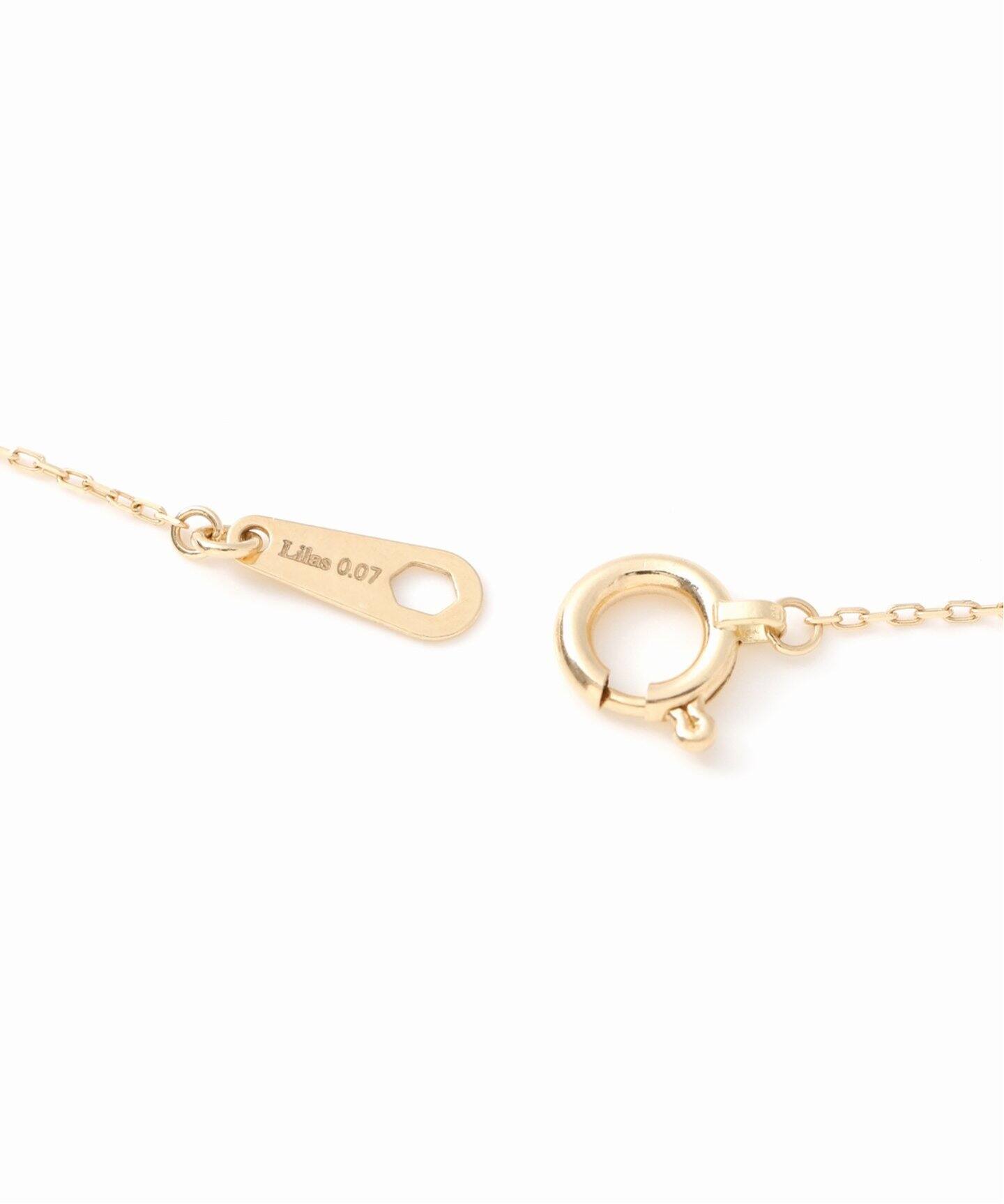 ホールダイヤ1ピースネックレス0.07ct K18（ネックレス）｜Lilas（リラ 