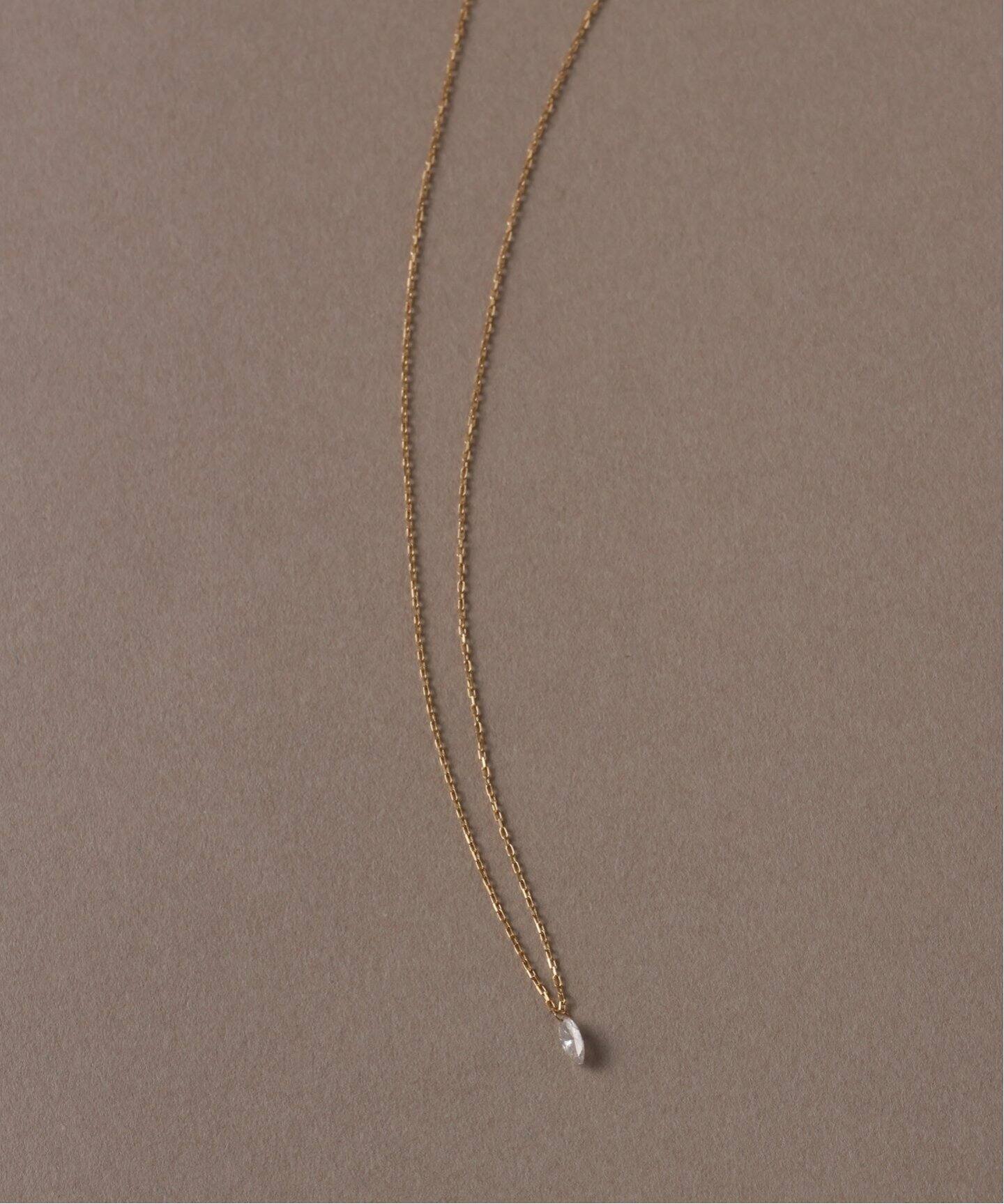 Jewelry】K18PG オニキス・ダイヤモンドネックレス O29.40ct D0.08ct  