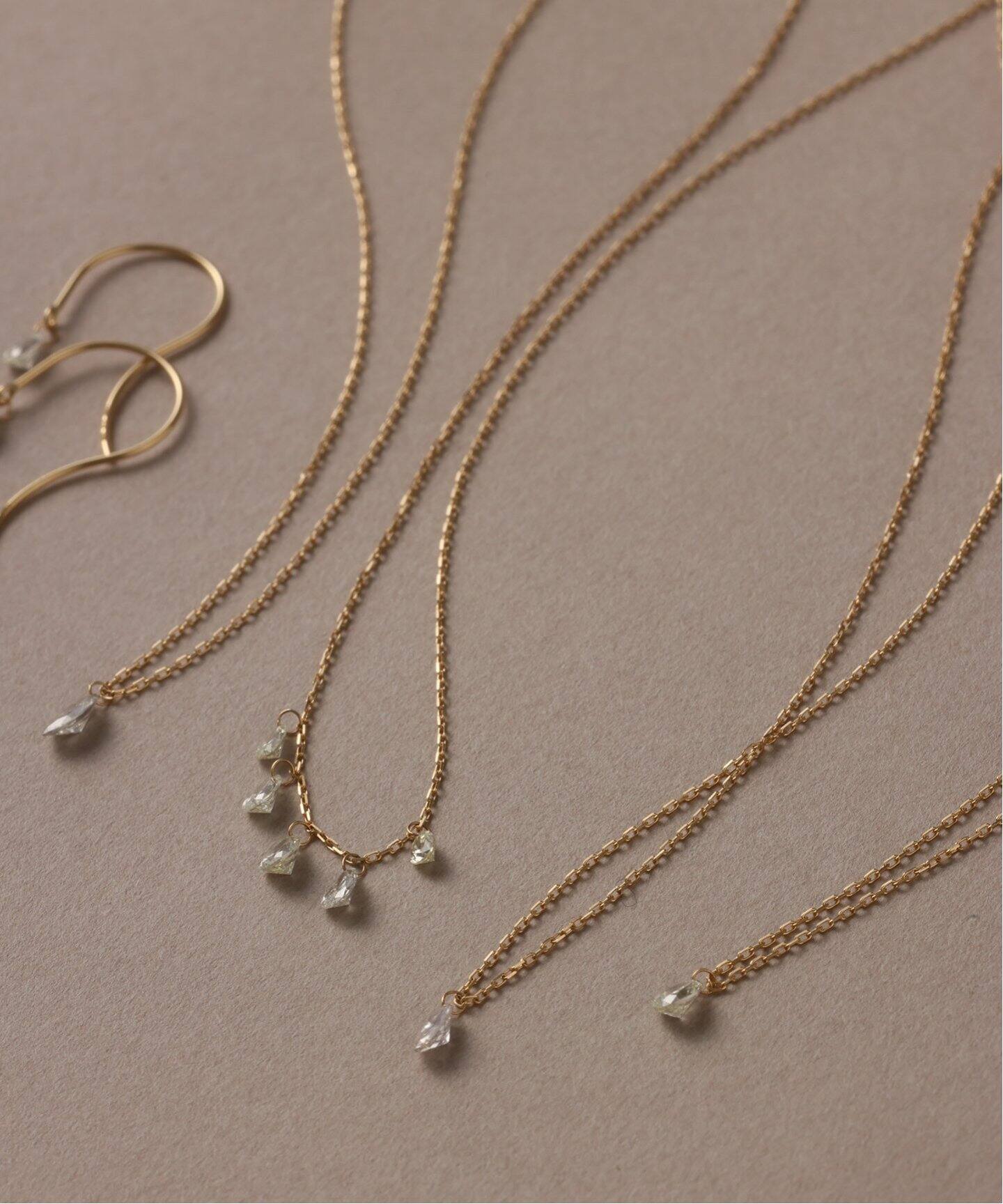WEB限定》マーキスホールダイヤネックレス0.09ct K18（ネックレス 
