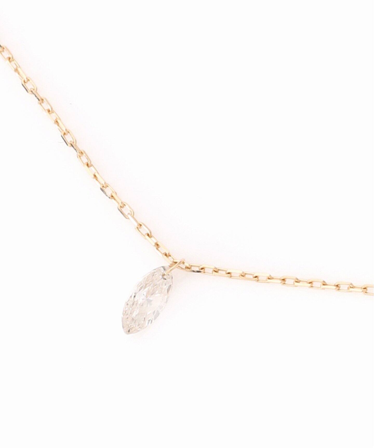 WEB限定》マーキスホールダイヤネックレス0.09ct K18（ネックレス 