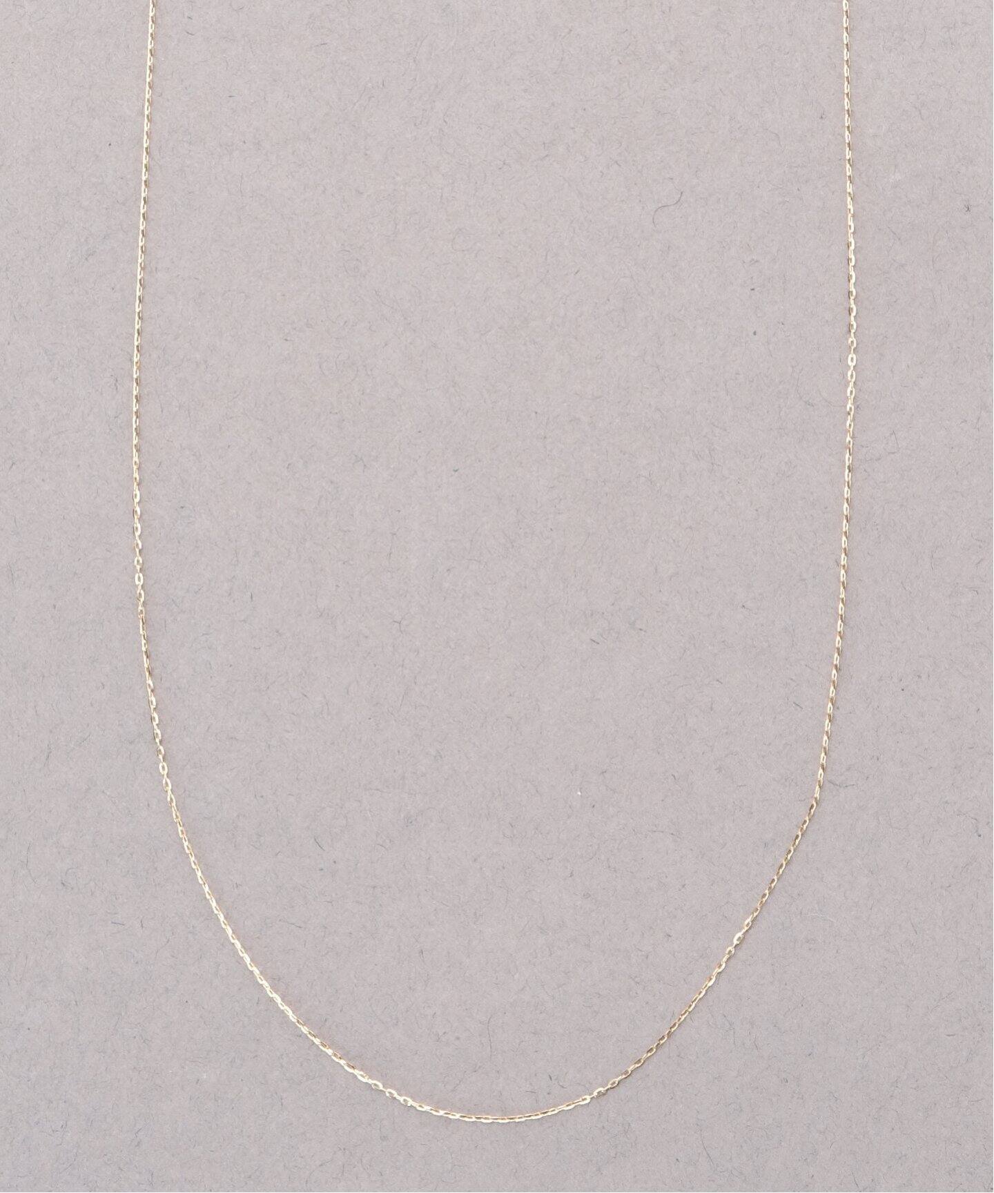 シャインカットアズキチェーンネックレス 50cm K10（ネックレス 