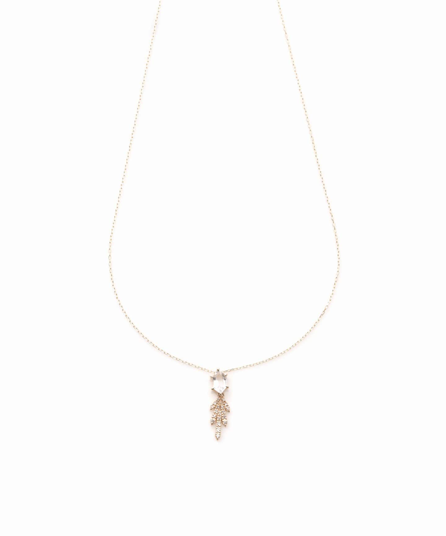 Lilas リラ ペンタゴンダイヤ45cmネックレス K10 ペンタゴンダイヤ45cmネックレス K10（ネックレス）｜Lilas