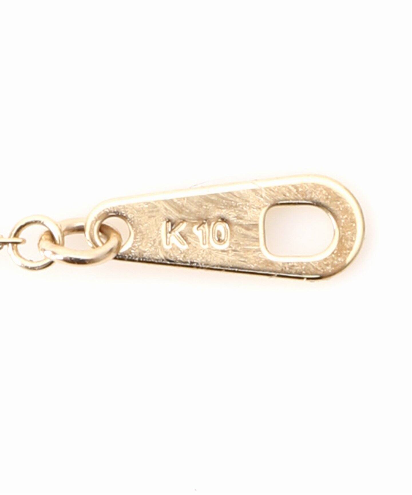 ラフカットクォーツテクスチャーネックレス K10（ネックレス
