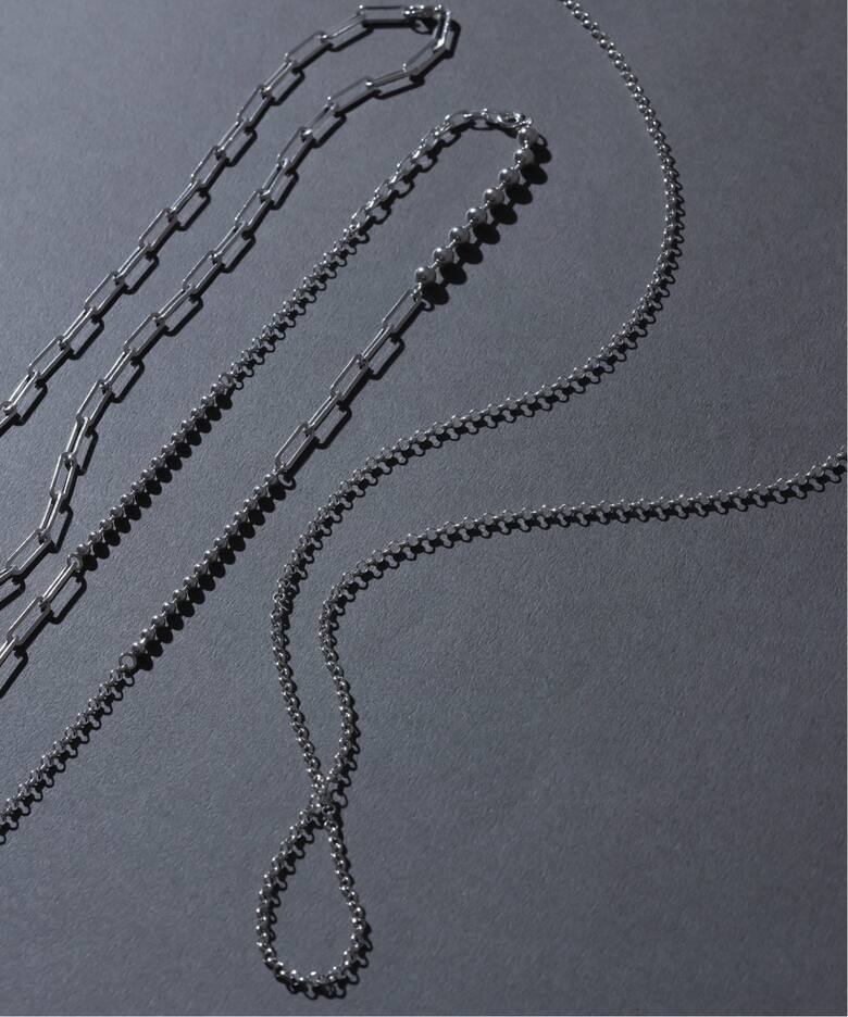 SAMH by LILAS】ミックスチェーン57cmネックレス SV（ネックレス 