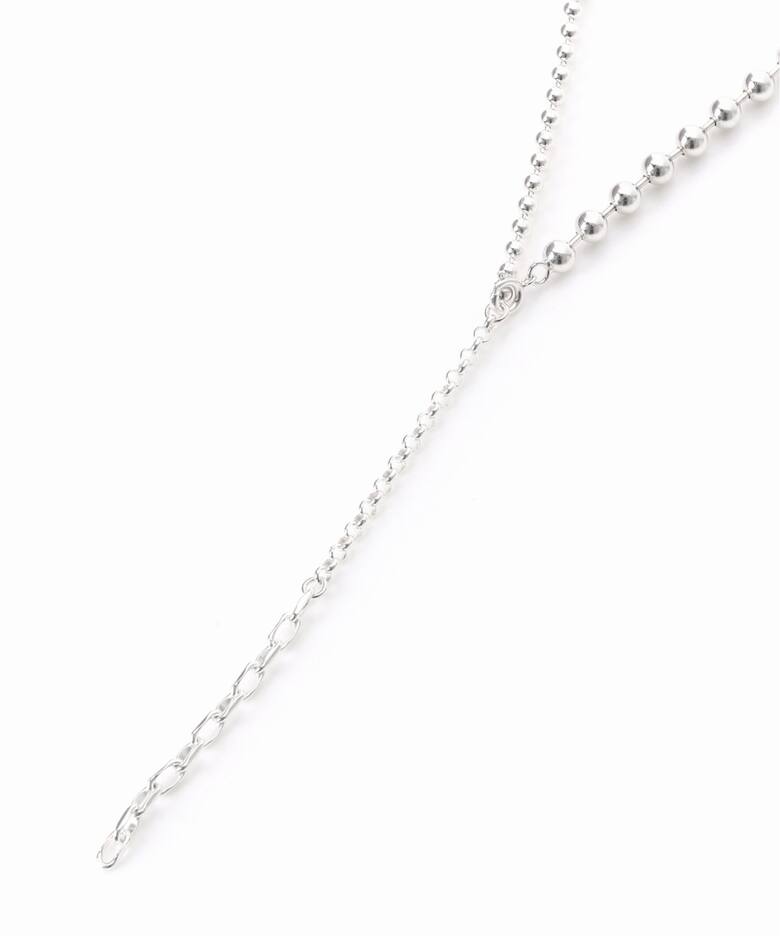 SAMH by LILAS】ミックスチェーン57cmネックレス SV（ネックレス 