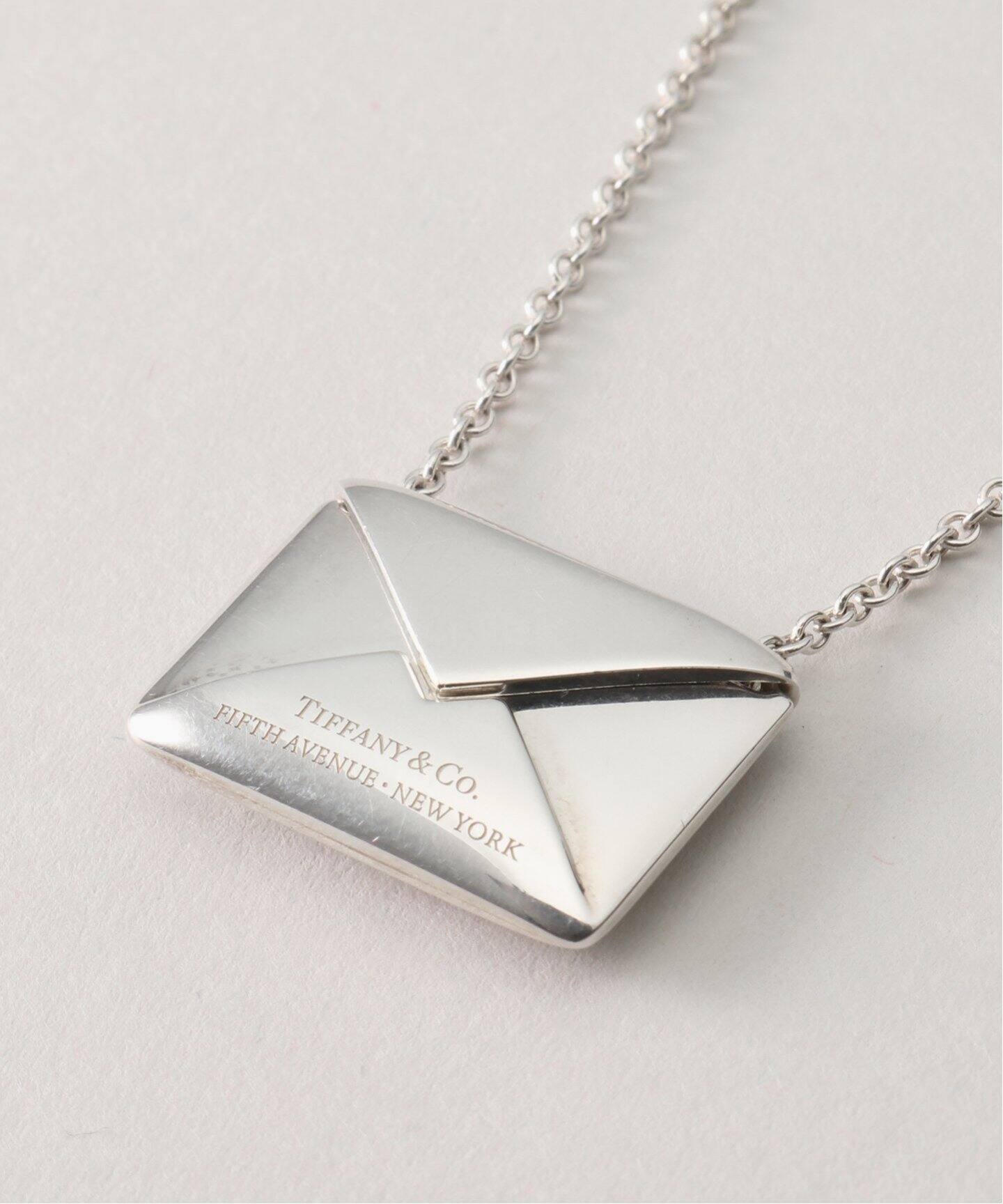 VINTAGE TIFFANY&Co./ティファニー】シルバーネックレス Love envelop 