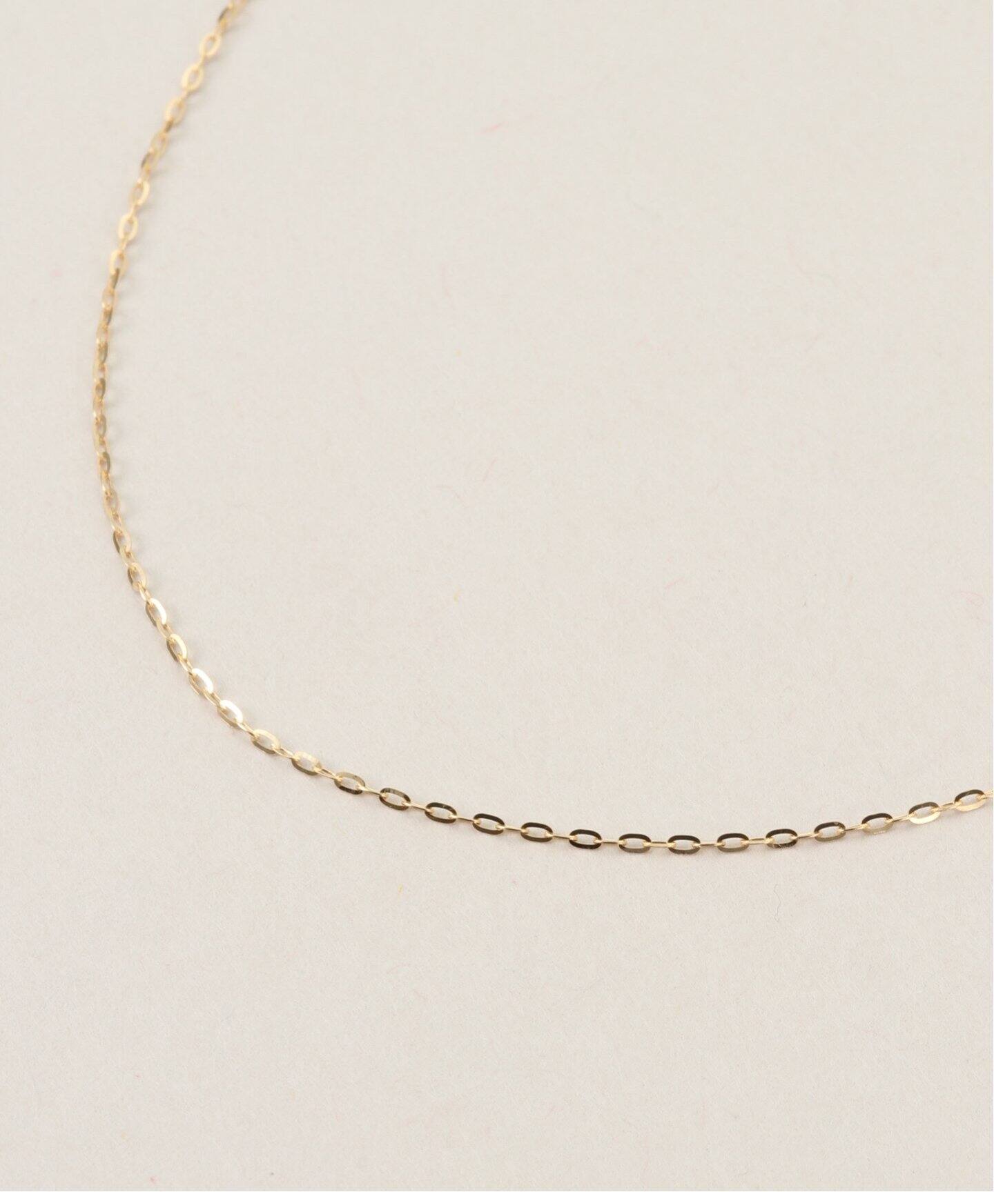 18K 0.25 flash azuki chain necklace（ネックレス）｜DECOUVERTE 