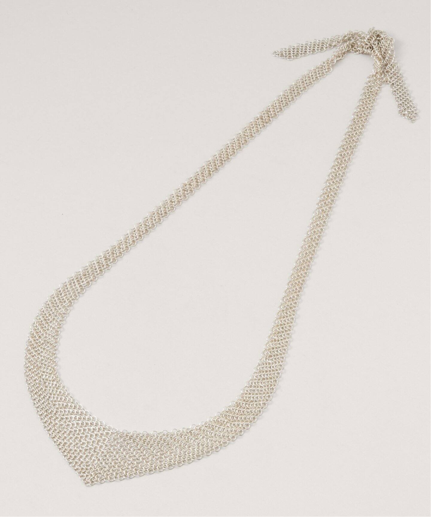 VINTAGE TIFFANY&Co./ティファニー】シルバーネックレス Mesh Bib 