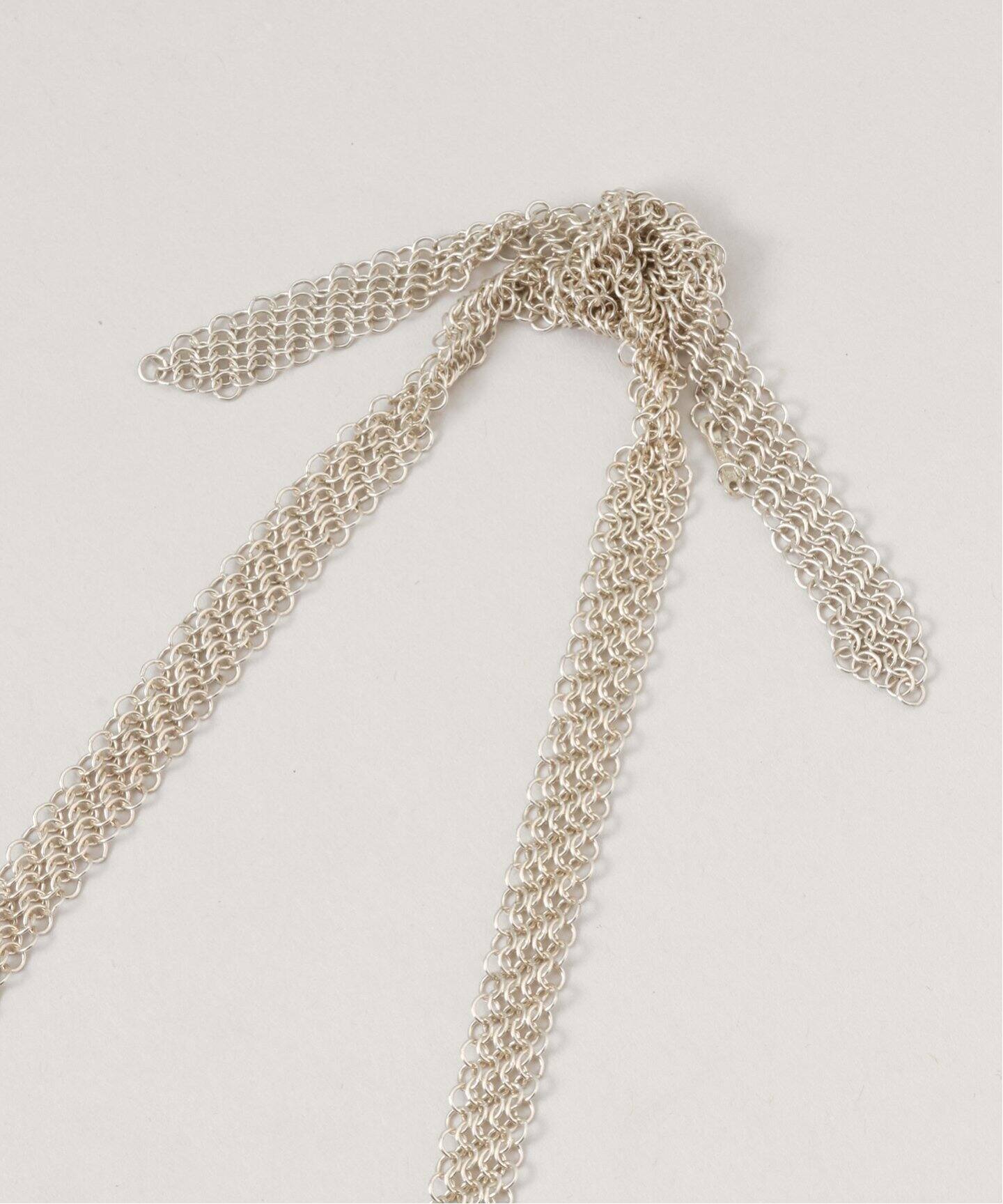 VINTAGE TIFFANY&Co./ティファニー】シルバーネックレス Mesh Bib 