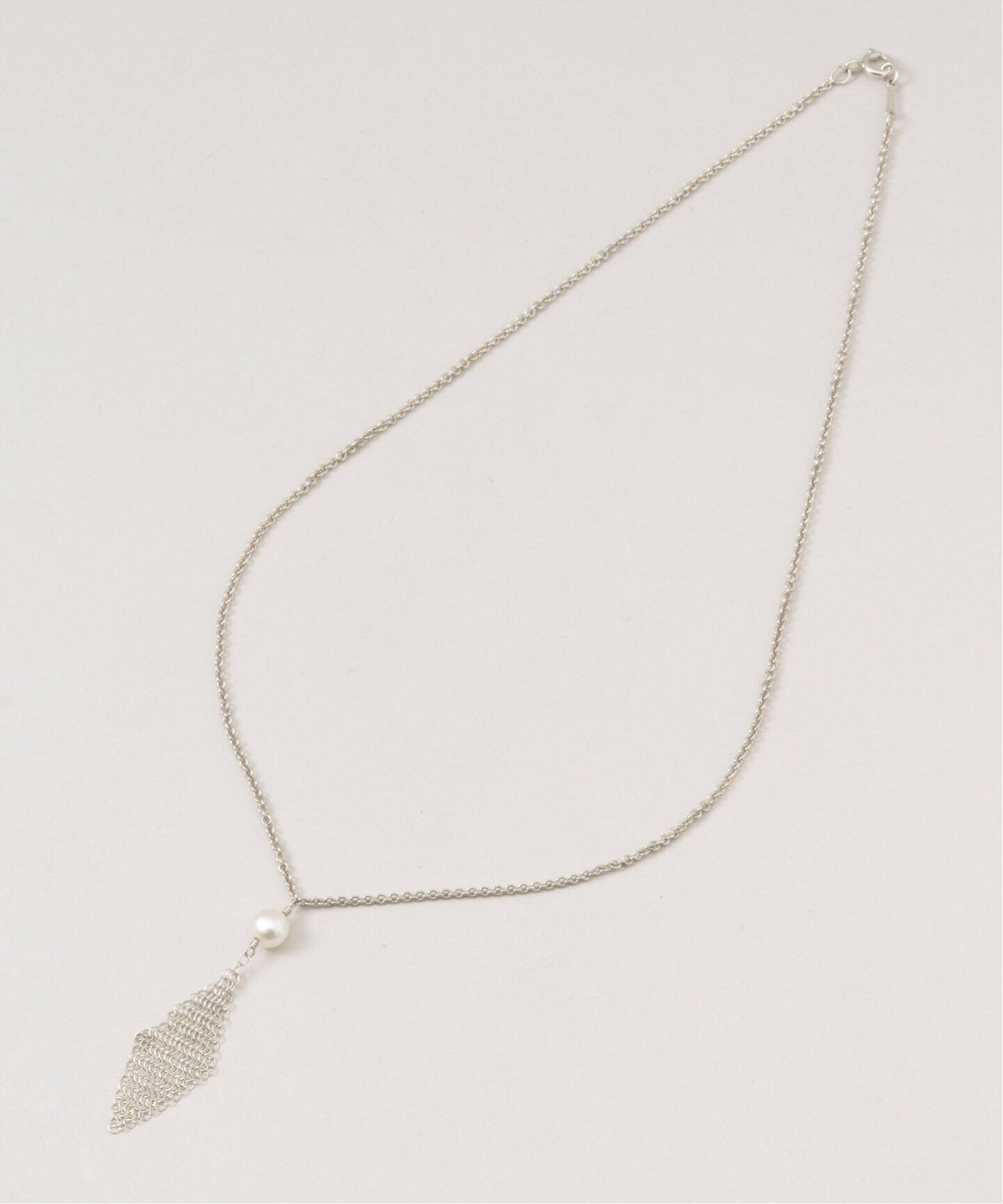 VINTAGE TIFFANY&Co./ティファニー】シルバーネックレス Mesh Bib 