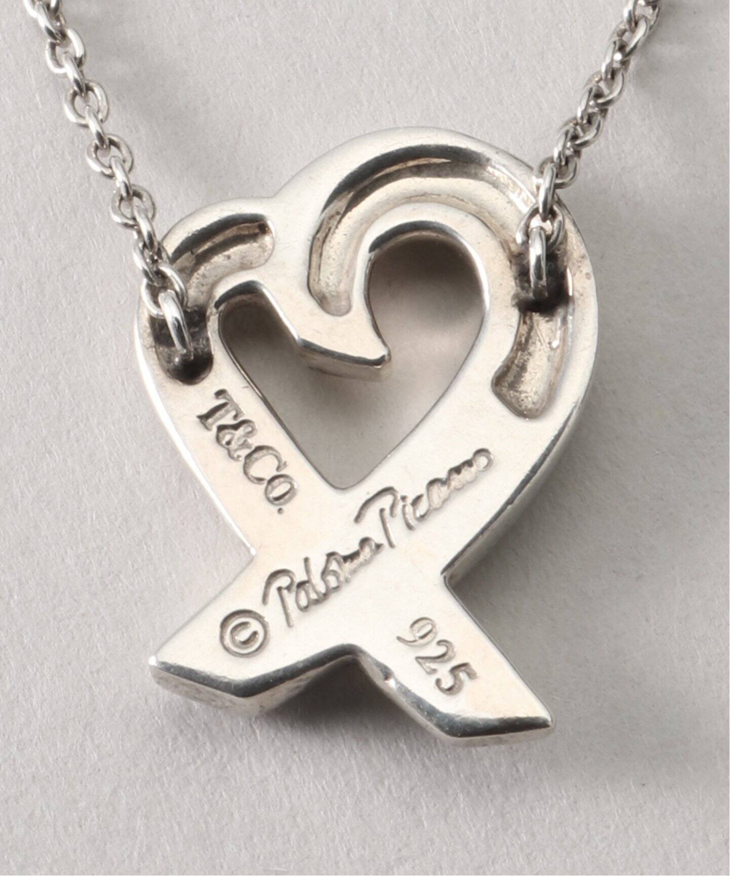 VINTAGE TIFFANY&Co./ティファニー】シルバーネックレス Loving heart  