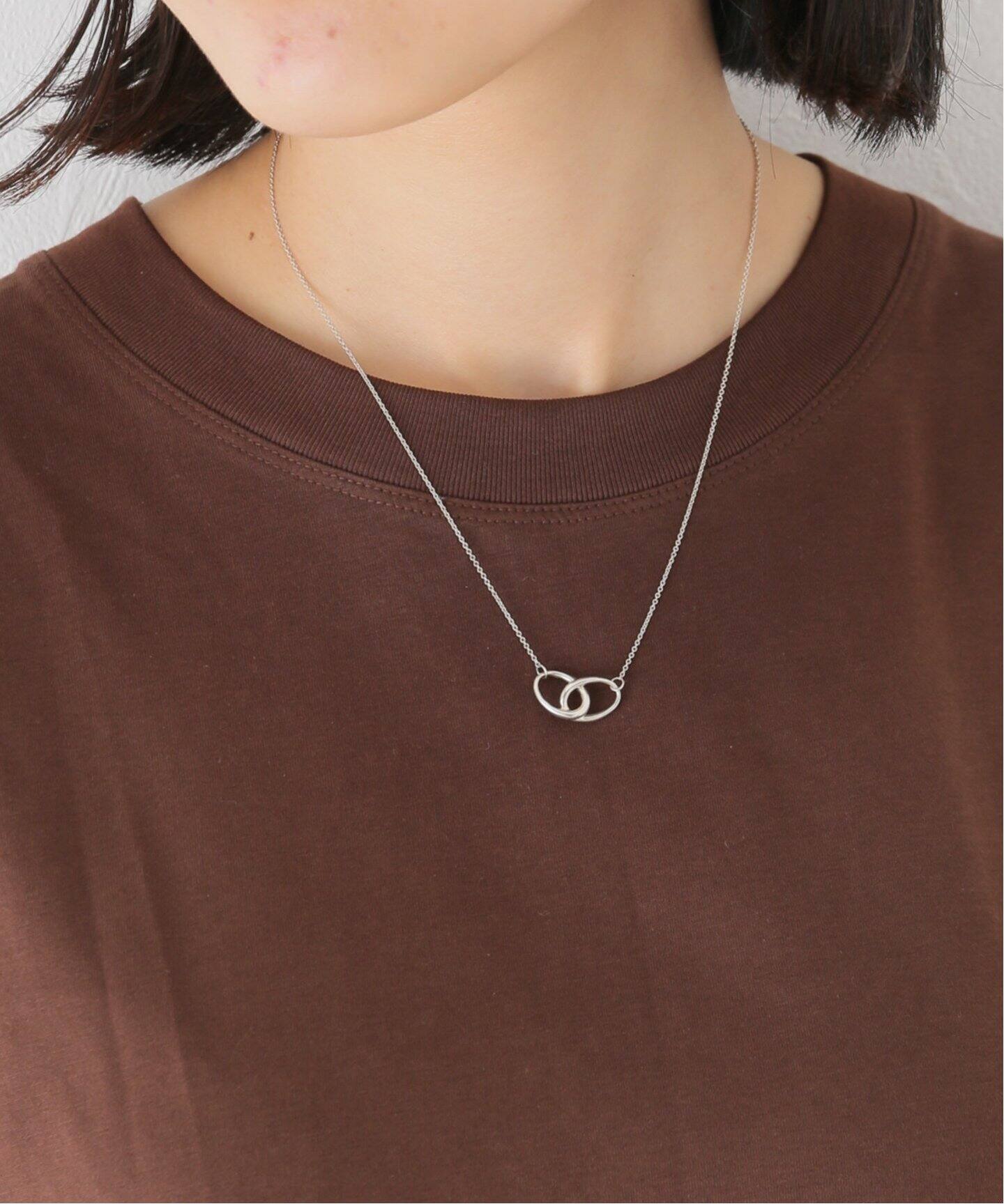 VINTAGE TIFFANY&Co./ティファニー】シルバーネックレス W ring  