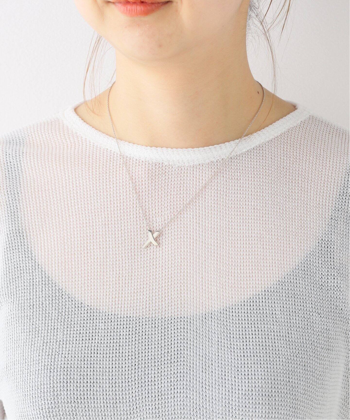 VINTAGE TIFFANY&Co./ティファニー】シルバーネックレス Kiss  