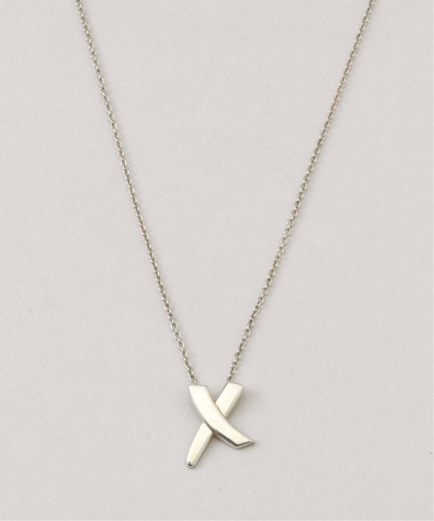 VINTAGE TIFFANY&Co./ティファニー】シルバーネックレス Kiss  