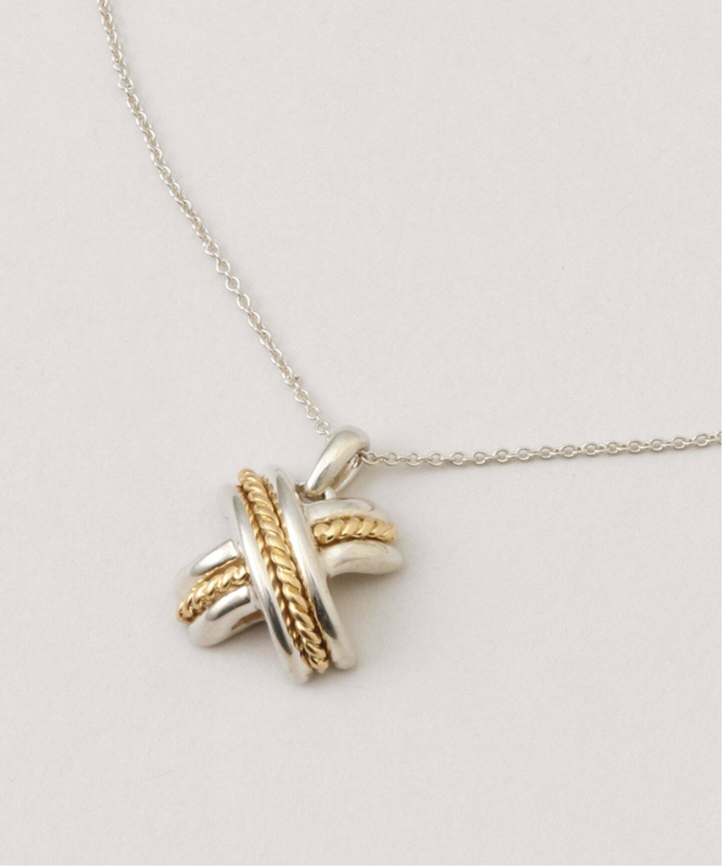 TIFFANY VINTAGE SIGNATURE CROSS NECKLACE
