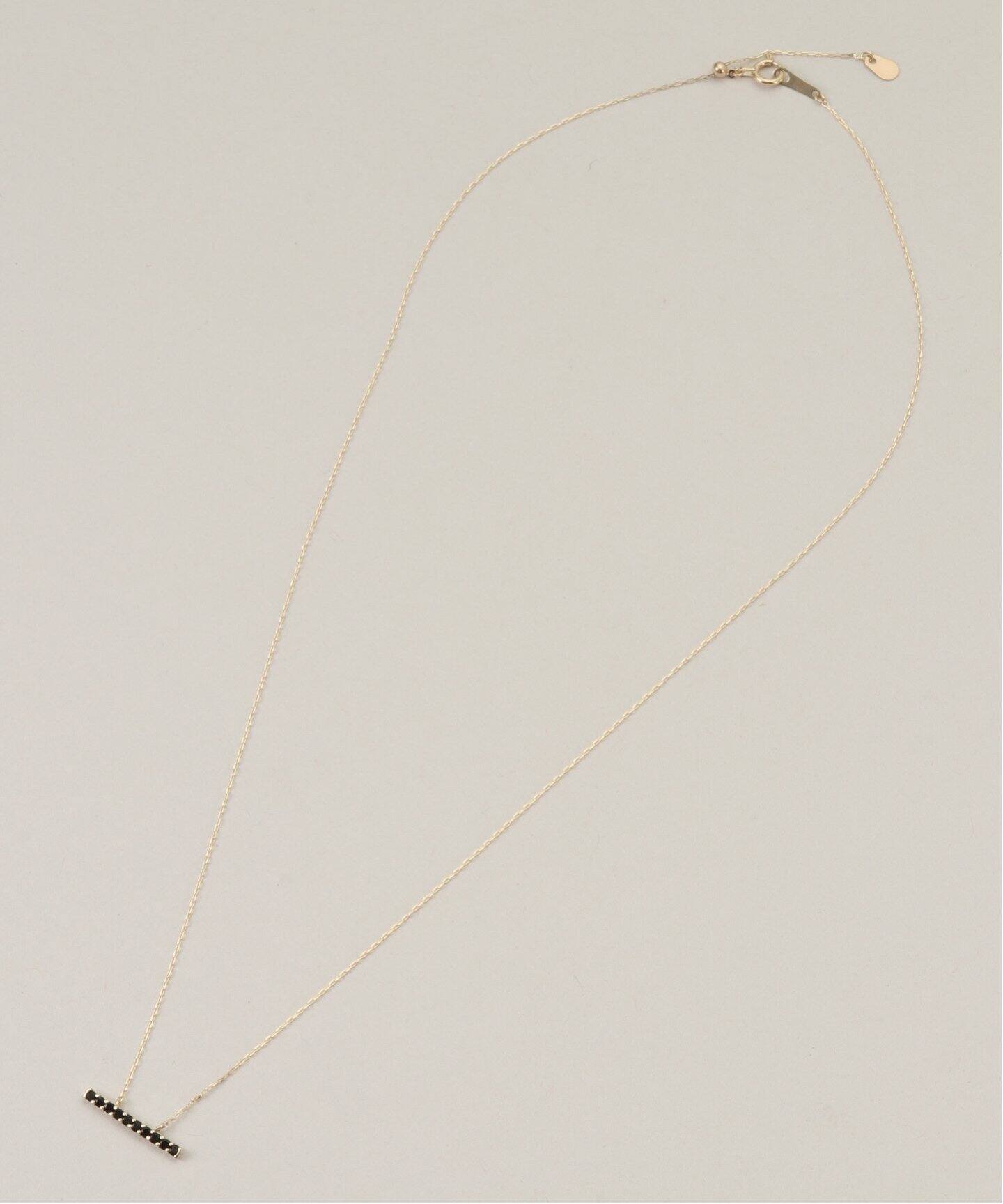 10K onyx bar necklace（ネックレス）｜DECOUVERTE（デクーヴェルト 