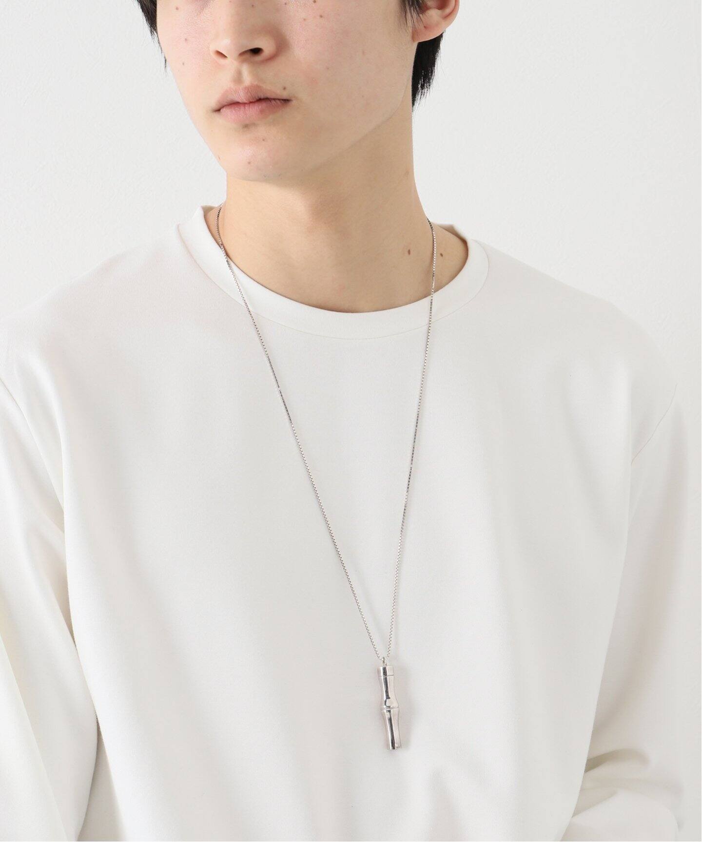 GUCCI Vintage / グッチ 】Bamboo Charm Silver Necklace（ネックレス  