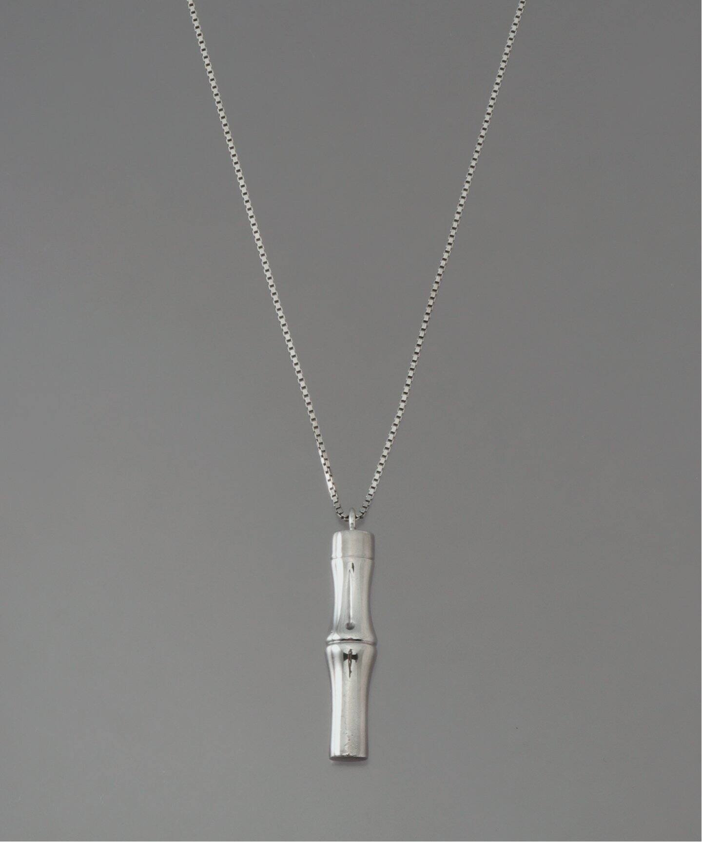 GUCCI Vintage / グッチ 】Bamboo Charm Silver Necklace（ネックレス 