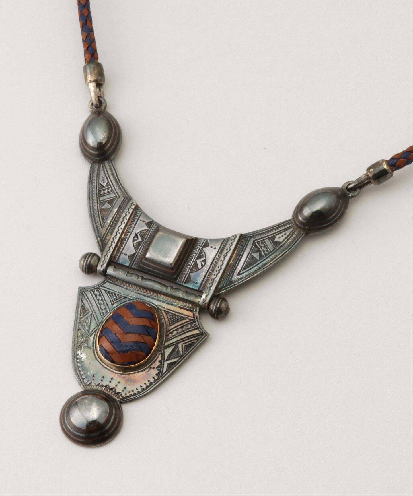 Vintage HERMES / エルメス 】Touareg Silver Choker Necklace 
