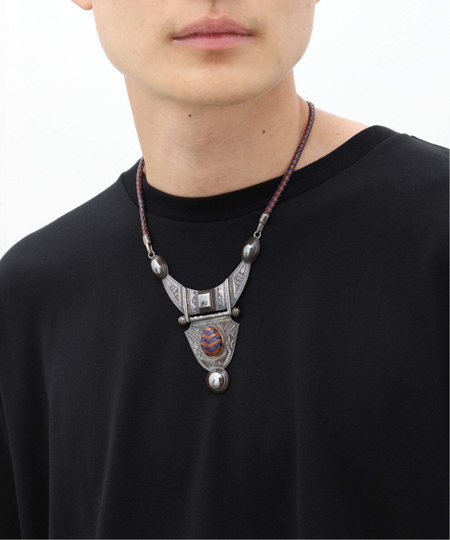Vintage HERMES / エルメス 】Touareg Silver Choker Necklace 