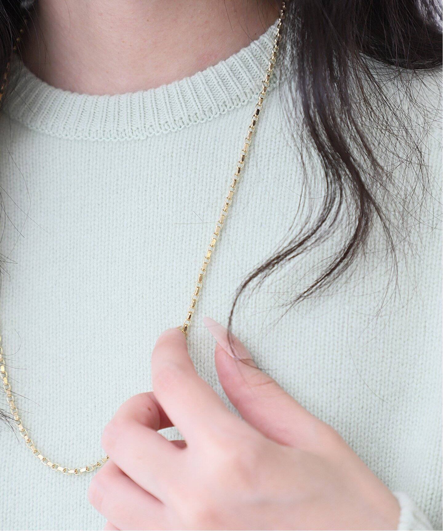 BYSMITH / バイスミス】9K Rolo Chain Necklace / 2.8mm × 60cm 
