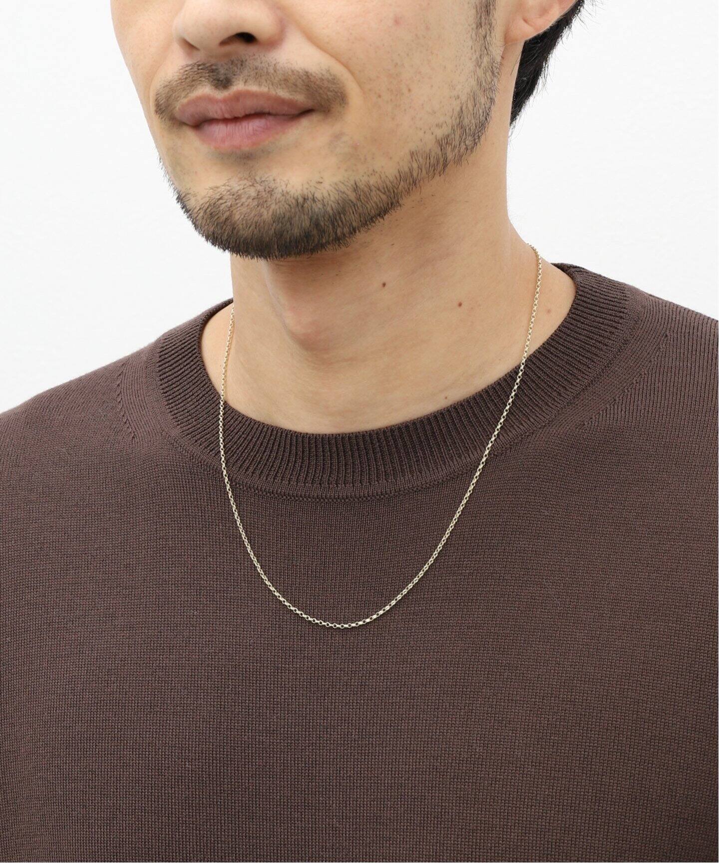 BYSMITH バイスミス】 9K Rolo Chain Necklace : 1.7mm × 50cm 