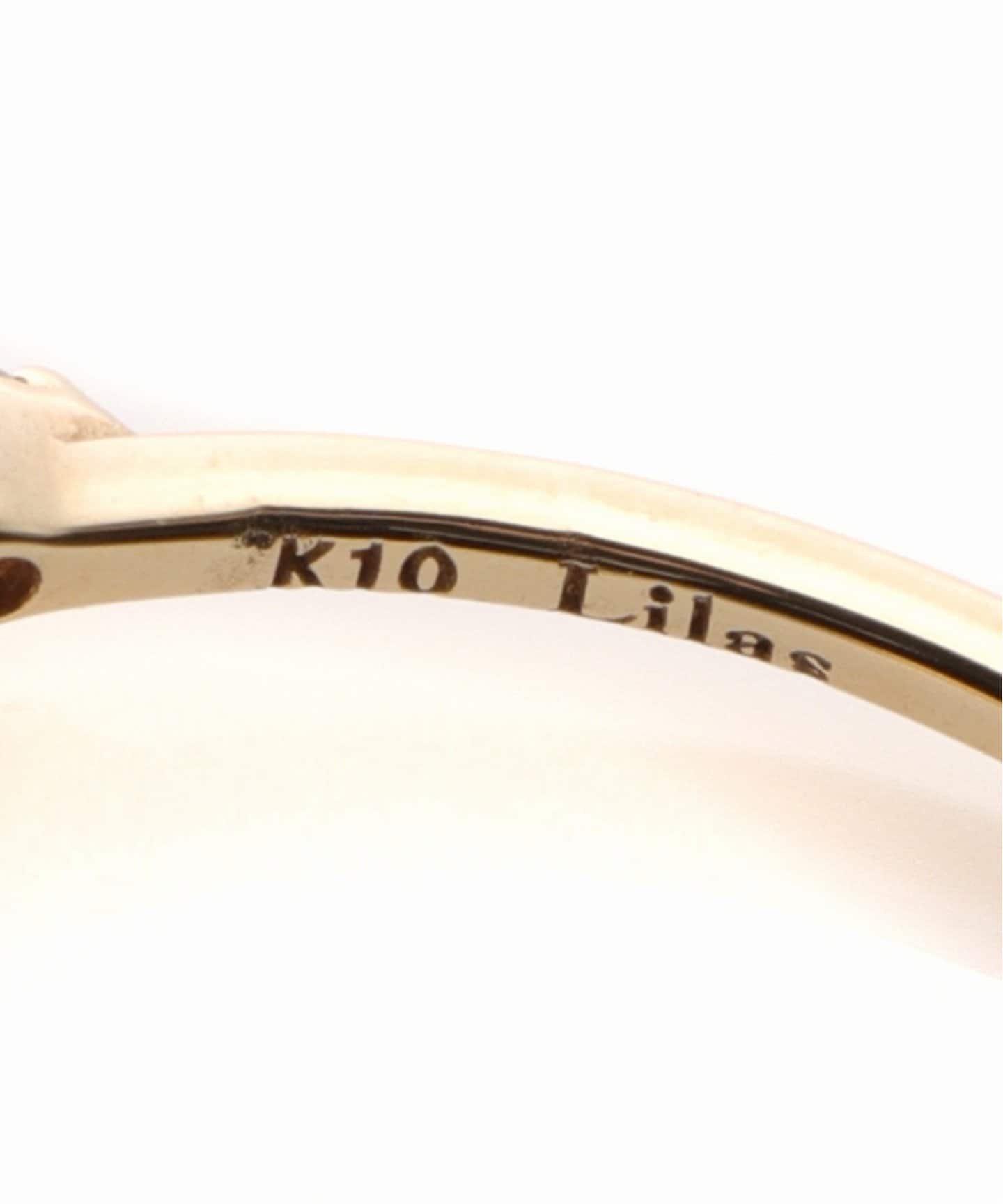 ヘキサゴン*ダイヤarrowモチーフリング K10（リング）｜Lilas（リラ