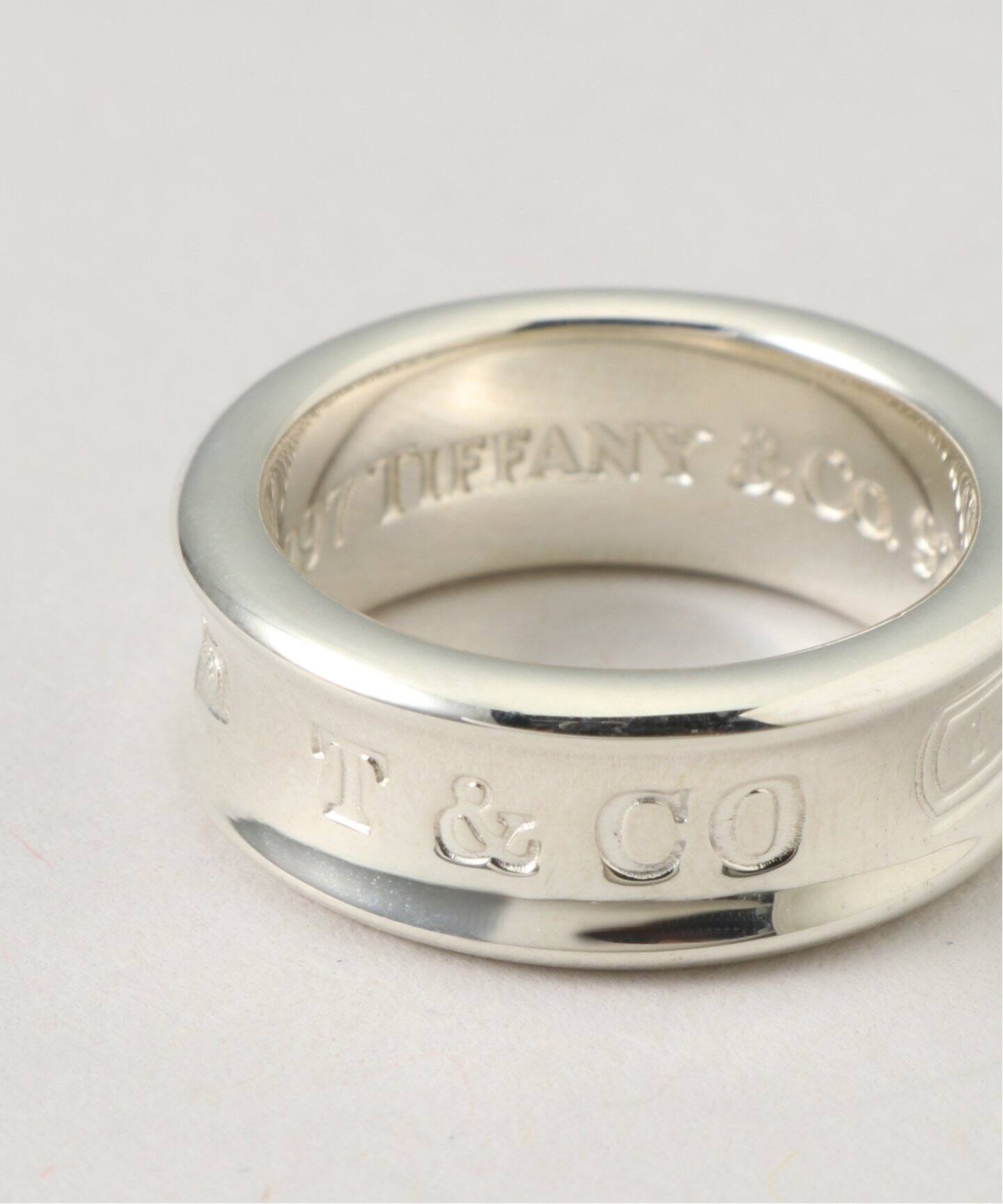 18号オールドティファニー 1837 2連ナローリングTiffany ビンテージ  