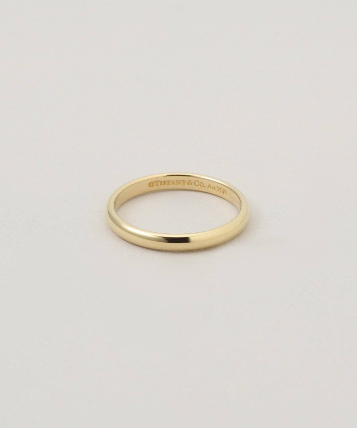 TIFFANY / ティファニー】バンドリング Yellow Gold # 7号【指輪 