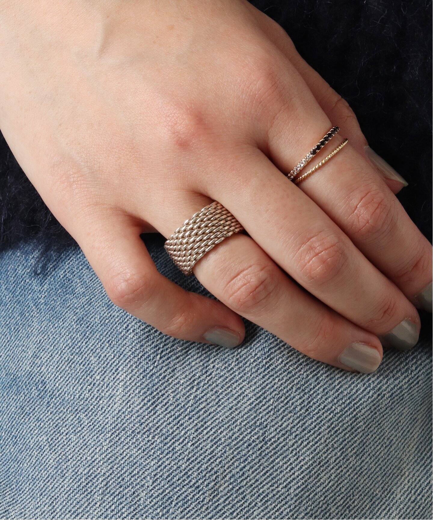 VINTAGE TIFFANY&Co./ティファニー】シルバーリング Mesh（リング  