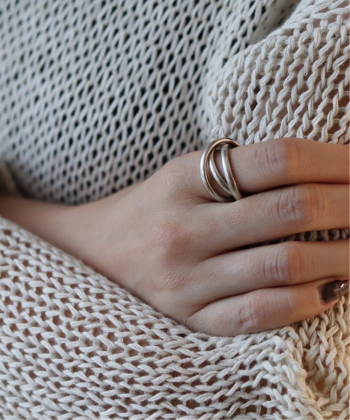 VINTAGE TIFFANY&Co./ティファニー】シルバーリング Trinity（リング  