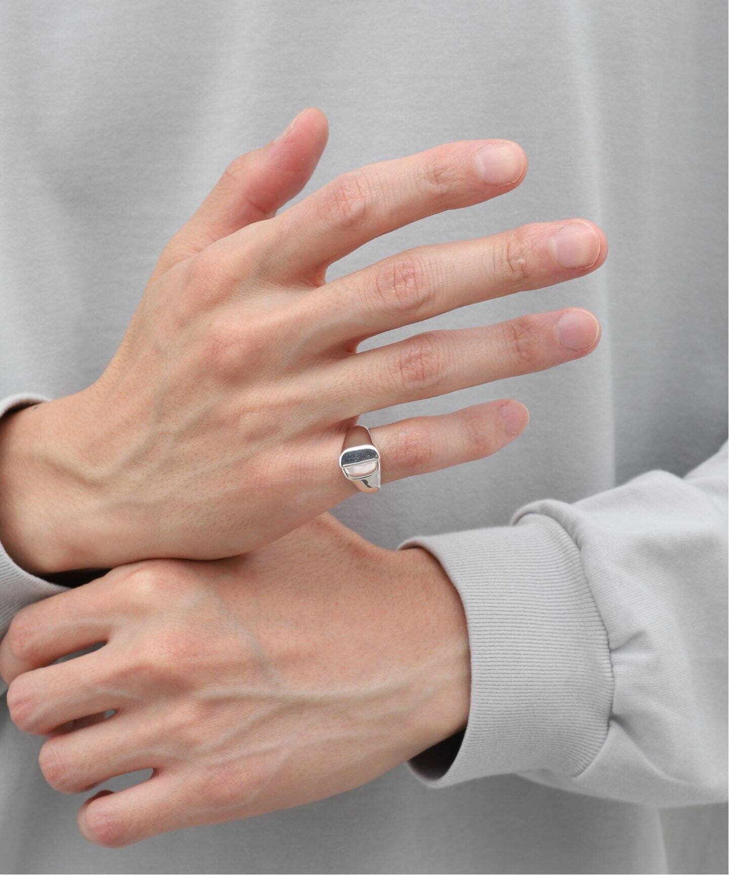END CUSTOM JEWELLERS / エンド 】Dual Natured Signet Ring（リング 