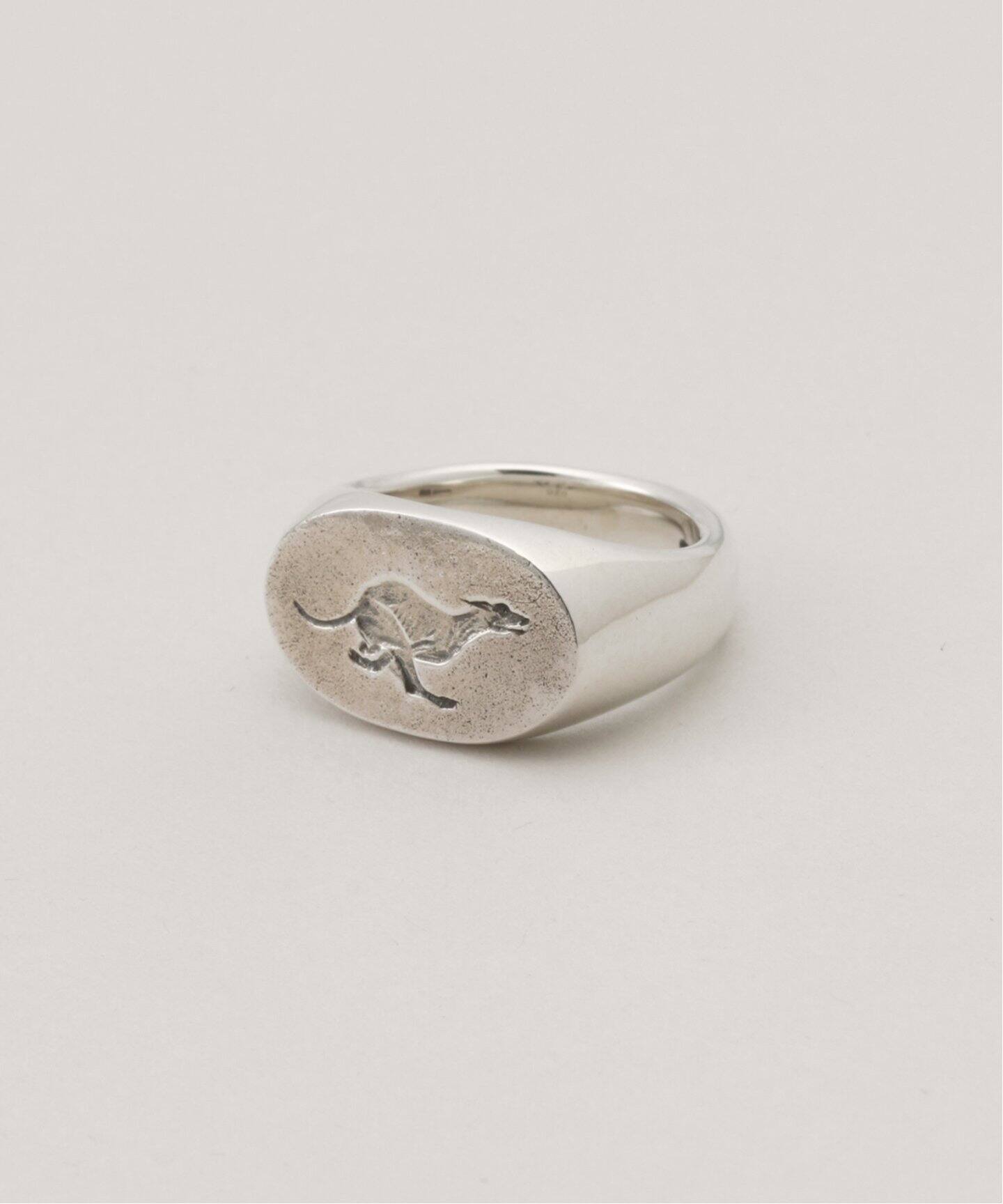 FREDRICK GROVE / フレデリック・グローブ 】Grey Hound Signet Ring 