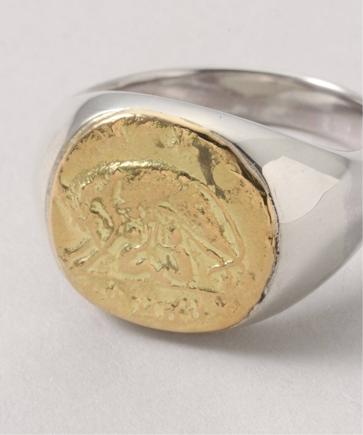 GIGI JEWERLY / ジジ・ジュエリー】Roman Coin Signet Ring / Romulus 