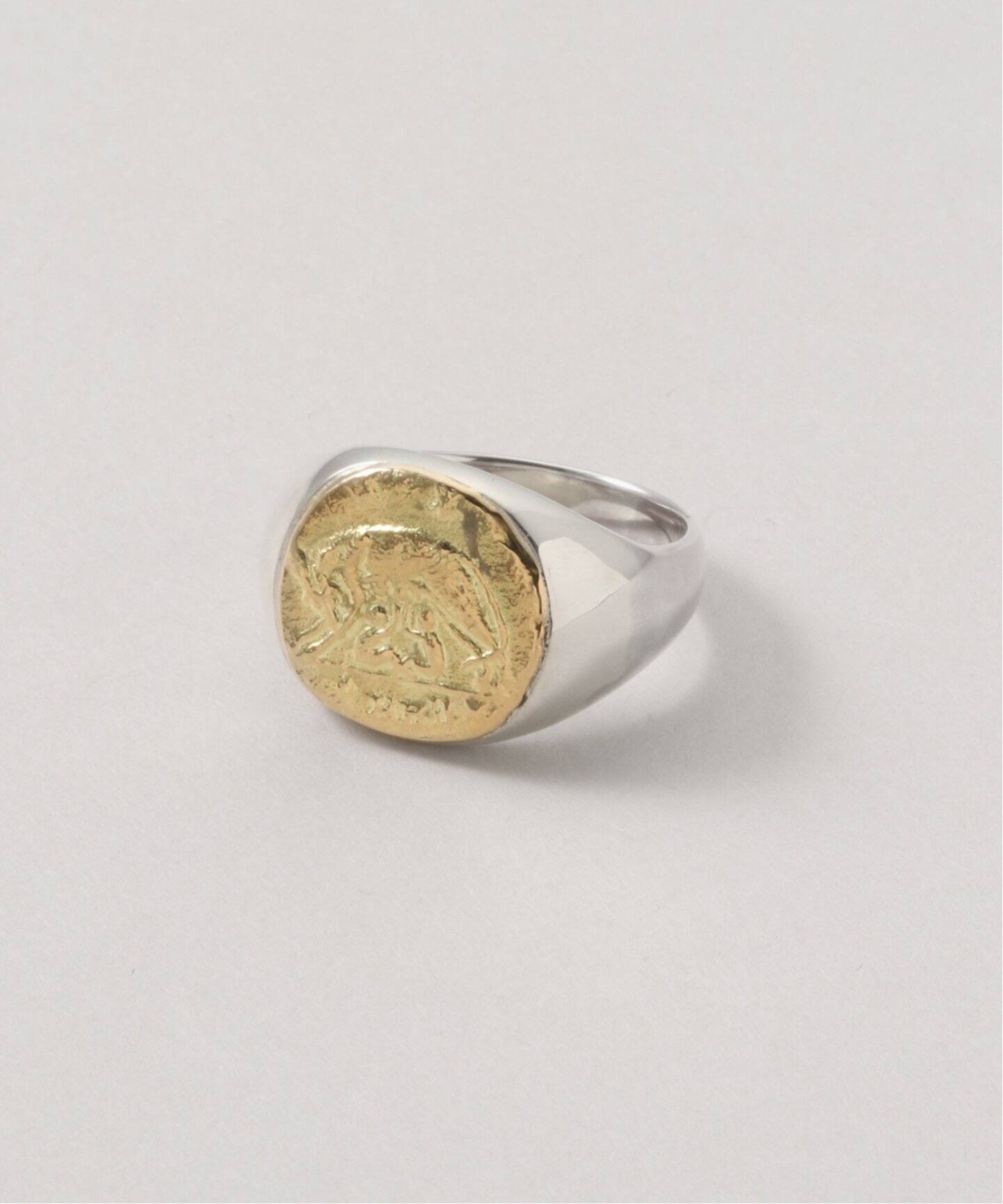 GIGI JEWERLY / ジジ・ジュエリー】Roman Coin Signet Ring / Romulus 