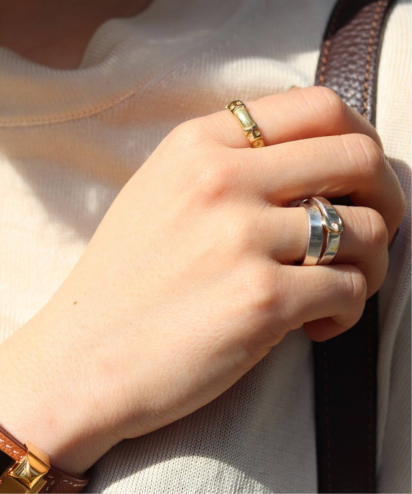 VINTAGE HERMES/エルメス】 Double true Ring（リング）｜ENSEMBLE  