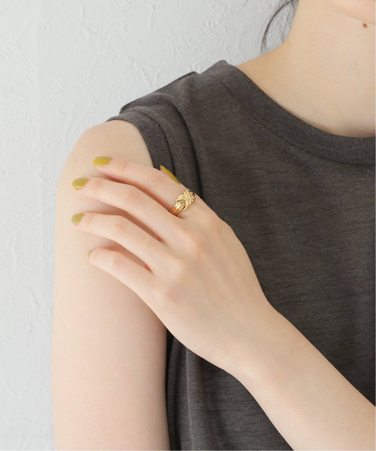 VINTAGE TIFFANY&Co./ティファニー】K18・Signature Ring（リング 