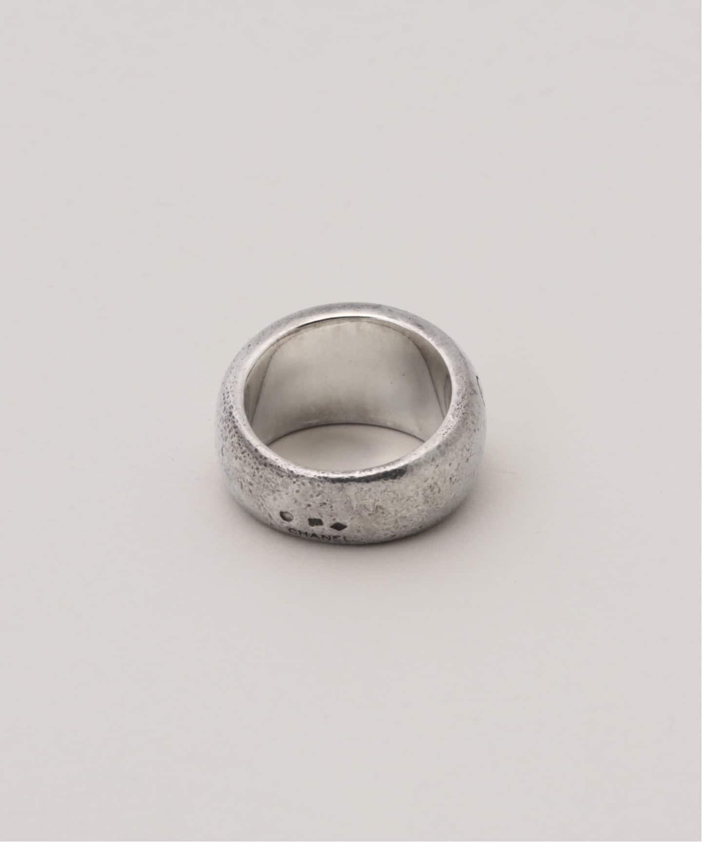 VINTAGE CHANEL/シャネル】Logo lettering ring wide（リング