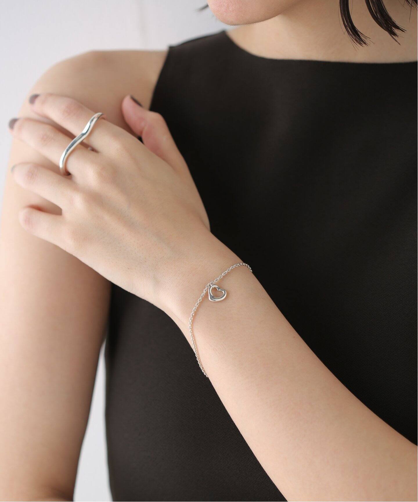 TIFFANY / ティファニー】ブレスレット オープンハート（ブレスレット  