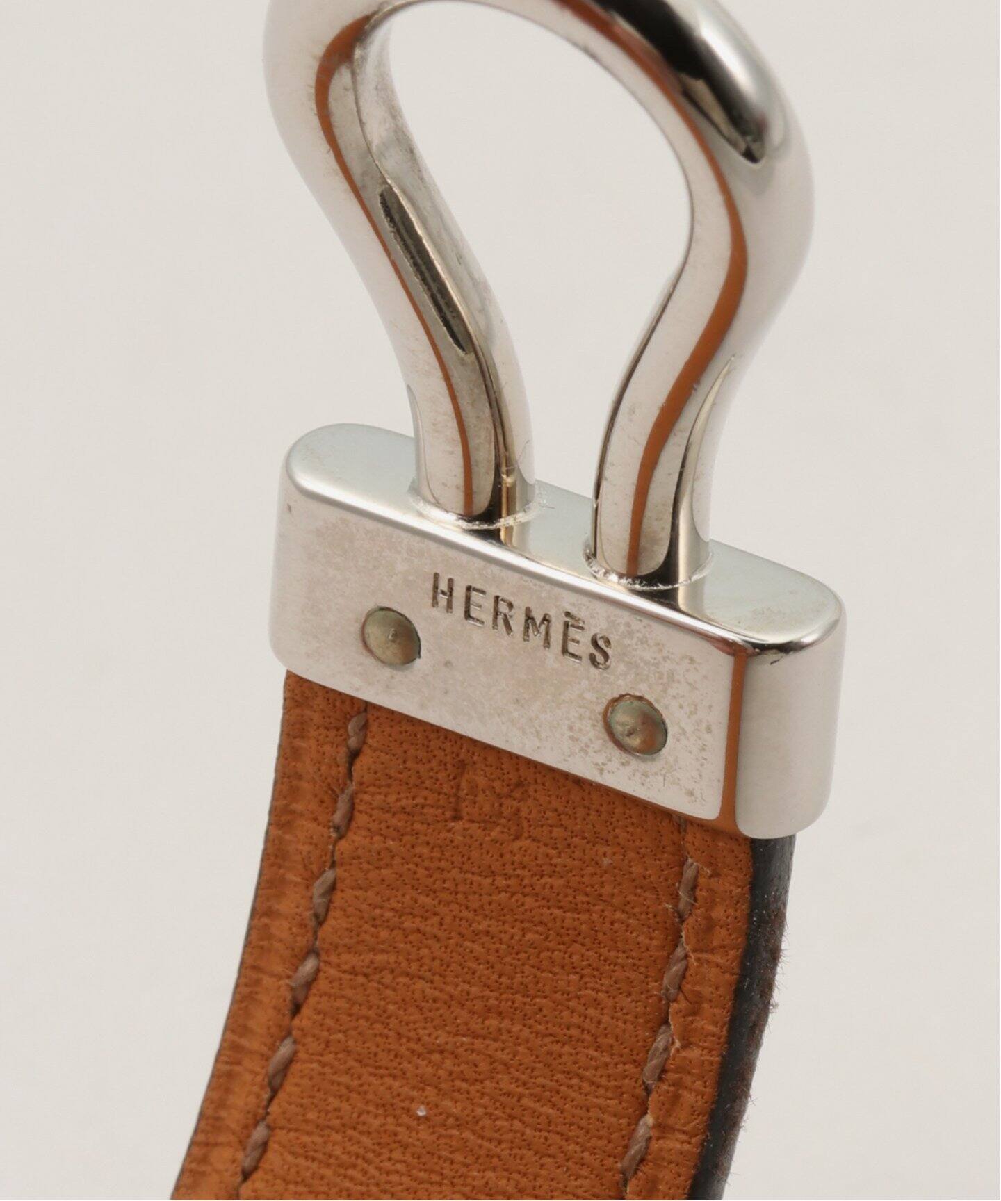 VINTAGE HERMES/エルメス】レザーブレスレット（ブレスレット 